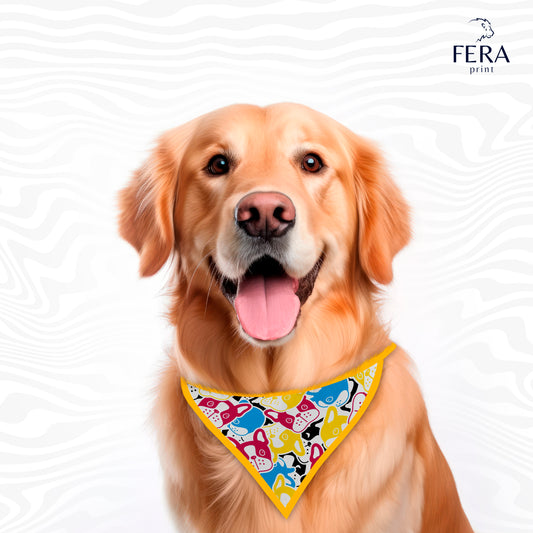 Bandana Sublimada para Pet Shop