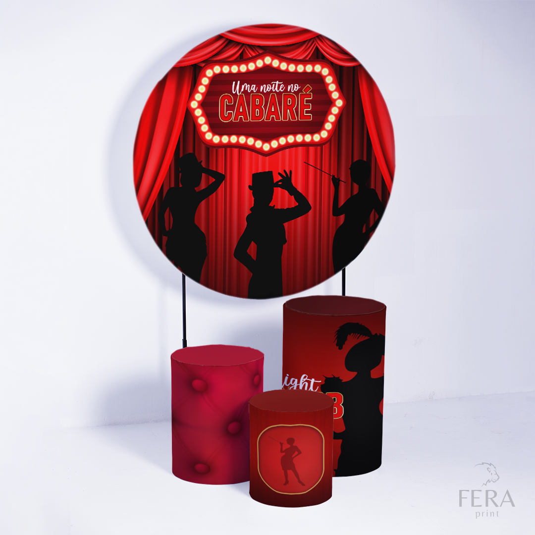 Kit Capa Cilindros + Capa Painel Cabaré Sublimado