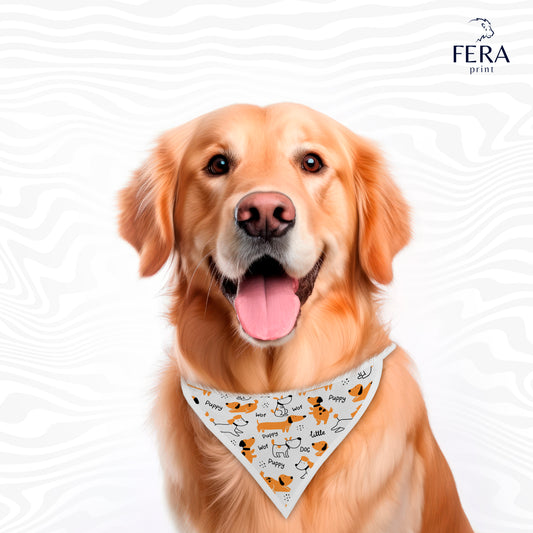 Bandana Sublimada para Pet Shop