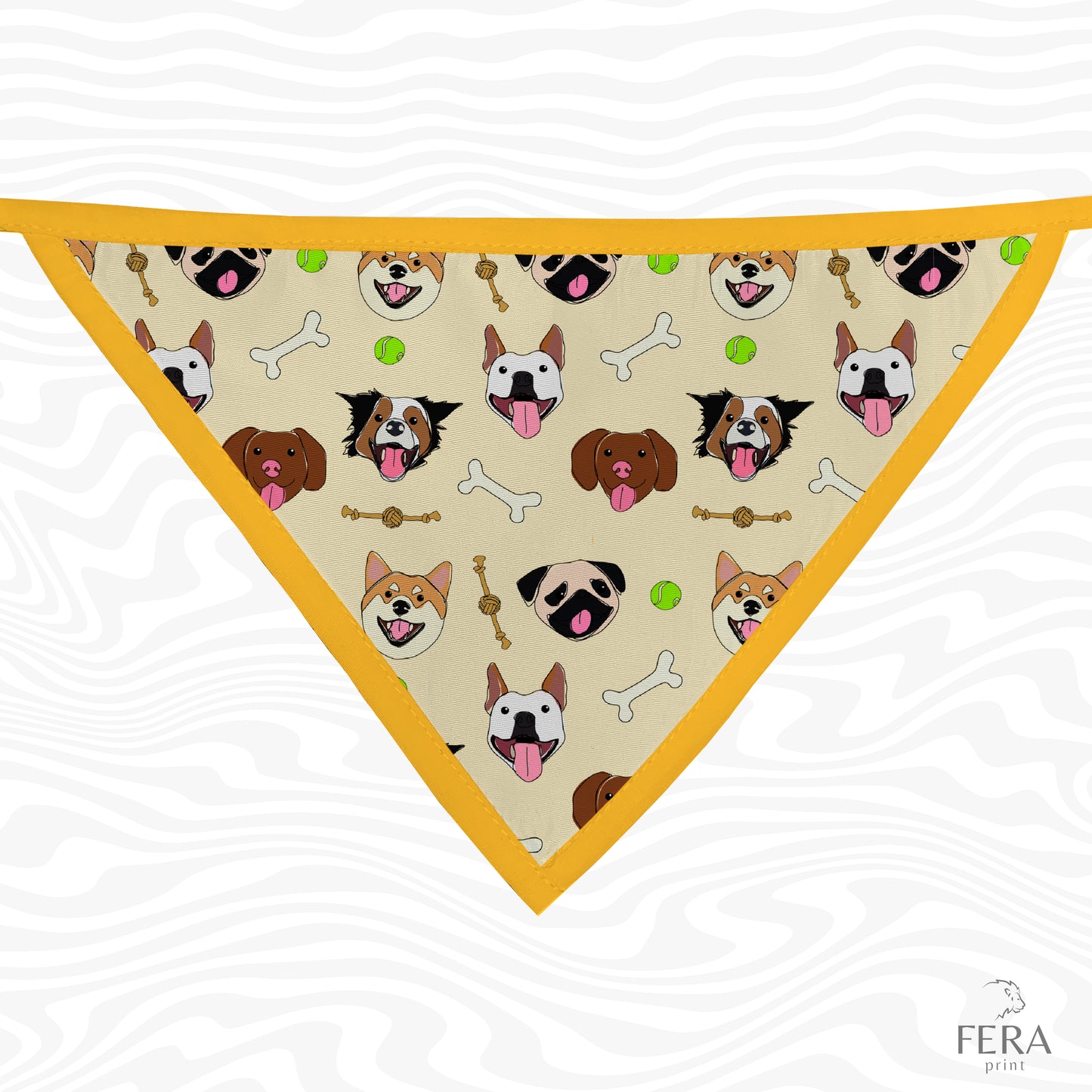 Bandana Sublimada para Pet Shop