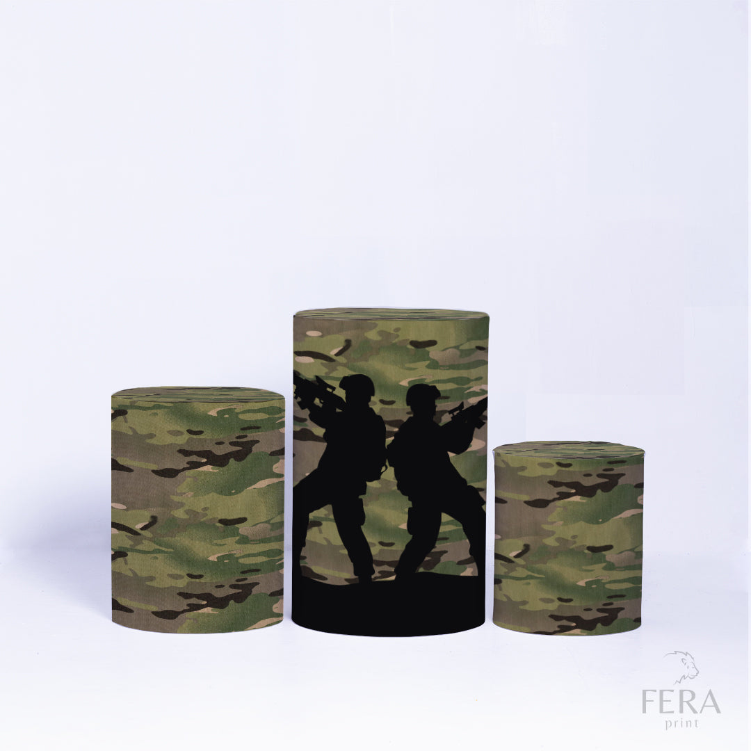 Kit Capa Cilindros + Capa Painel Camuflado Sublimado