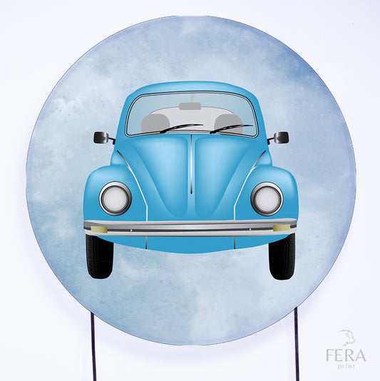 Painel Redondo Fuca Azul Sublimado