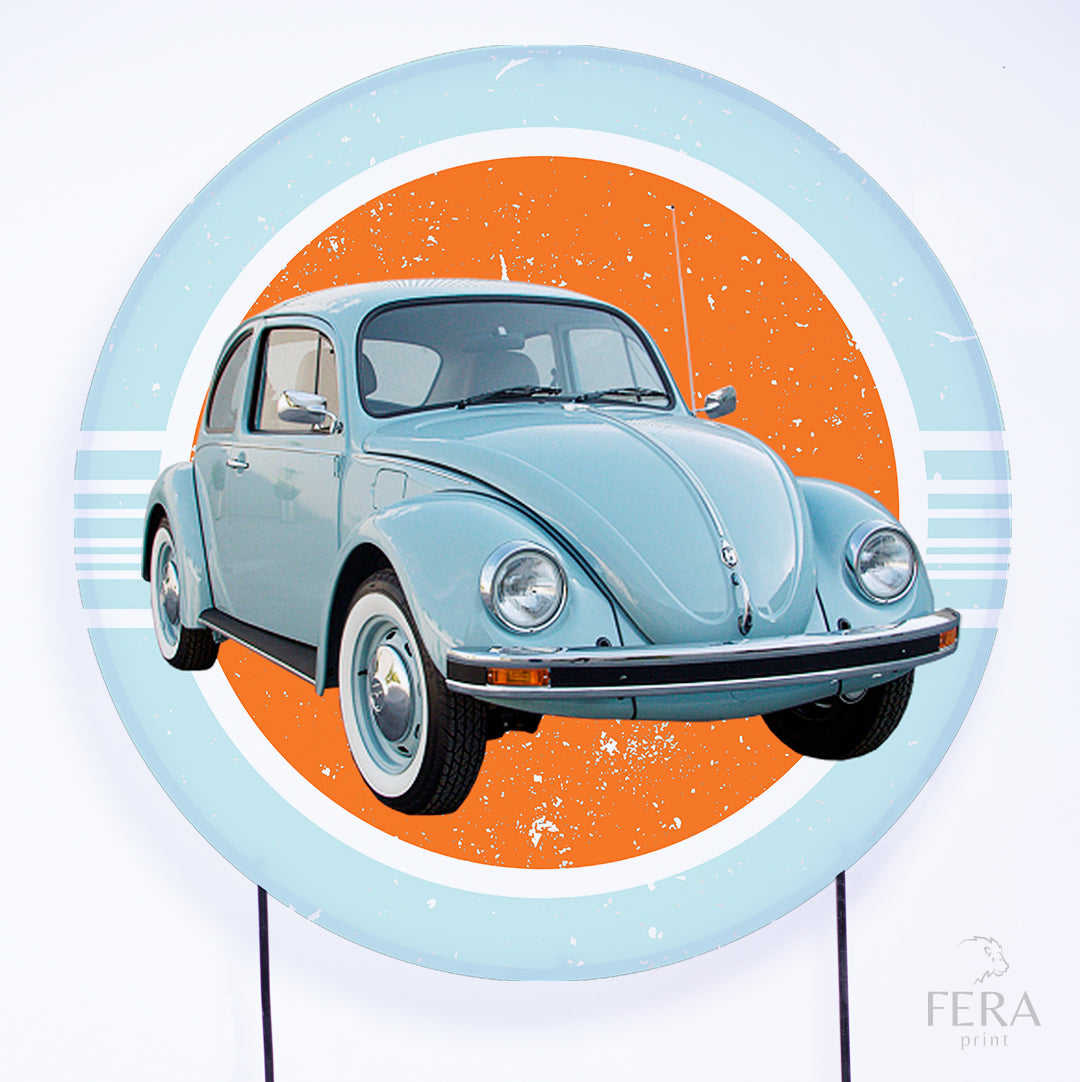 Painel Redondo Fuca Azul Sublimado