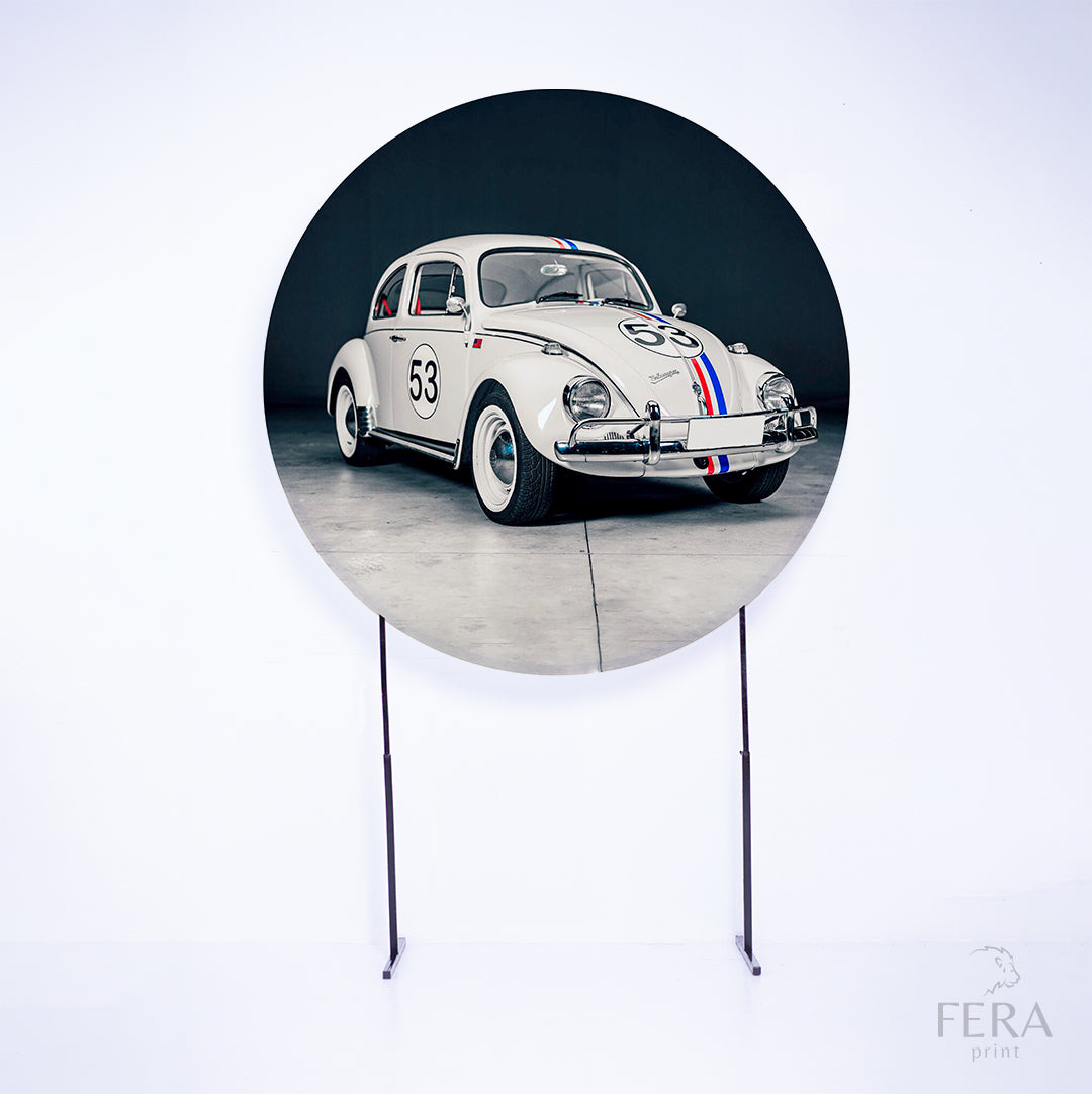 Painel Redondo Fusca Filme Sublimado