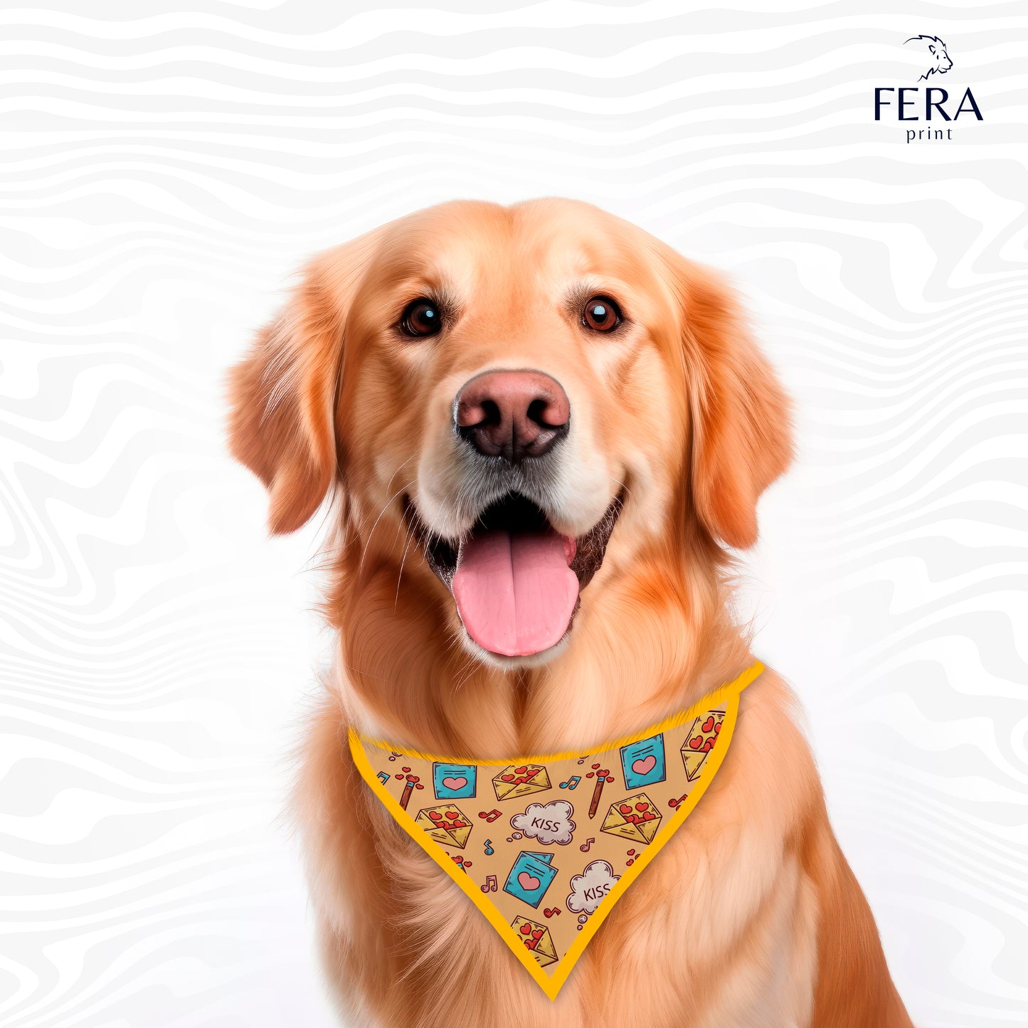 Bandana Sublimada para Pet Shop