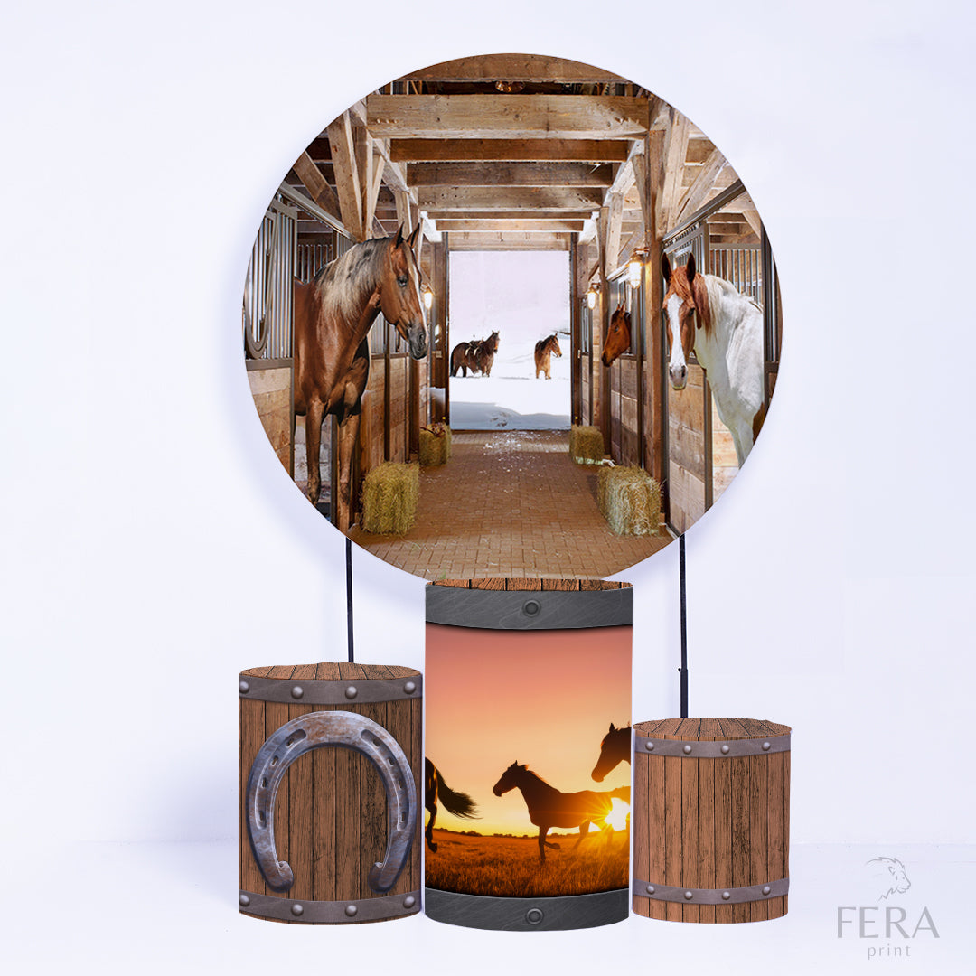 Kit Capa Cilindros + Capa Painel Cavalo Cowntry Sublimado