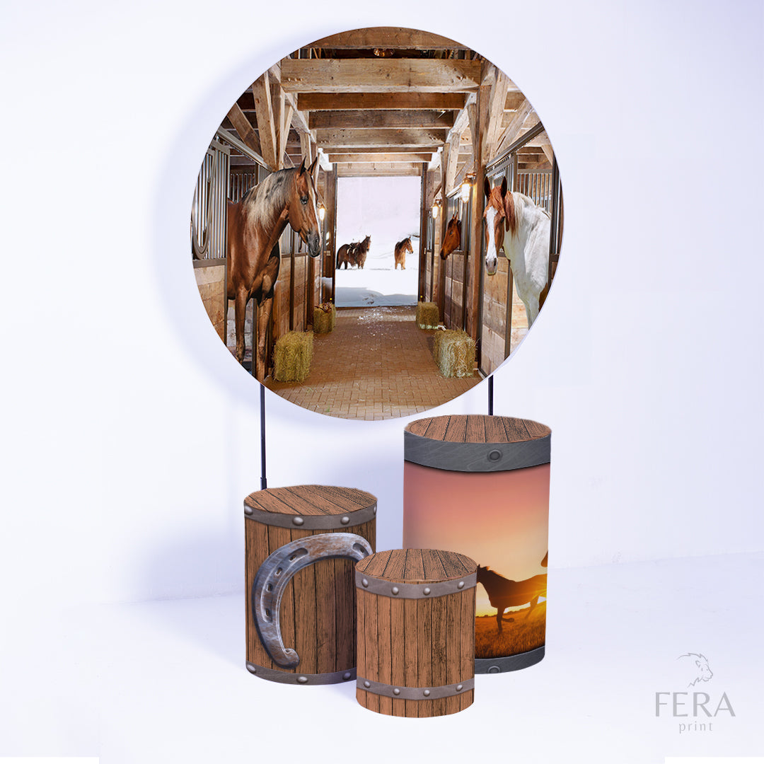 Kit Capa Cilindros + Capa Painel Cavalo Cowntry Sublimado