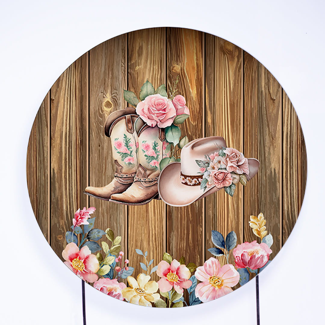 Painel Redondo Cavalo Sublimado