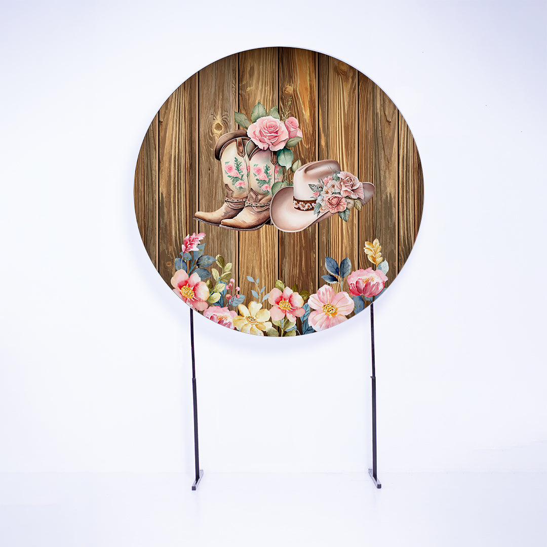 Painel Redondo Cavalo Sublimado