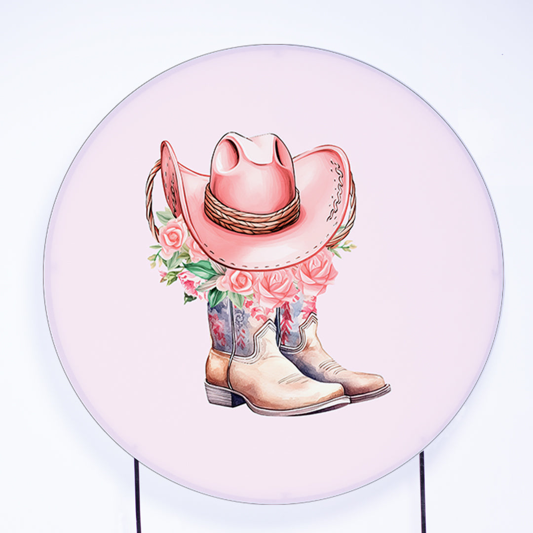 Painel Redondo Country Sublimado