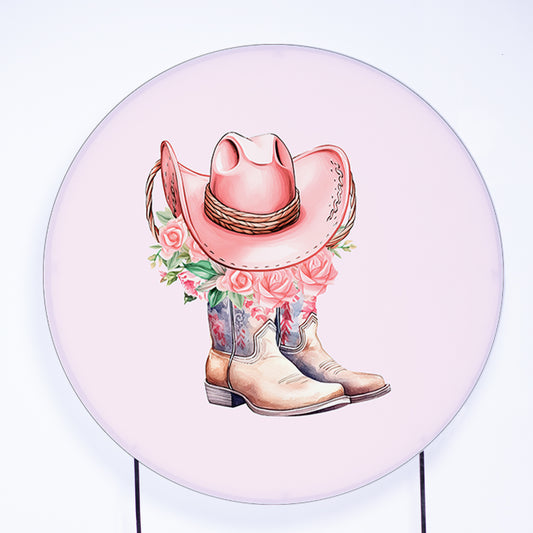 Painel Redondo Country Sublimado