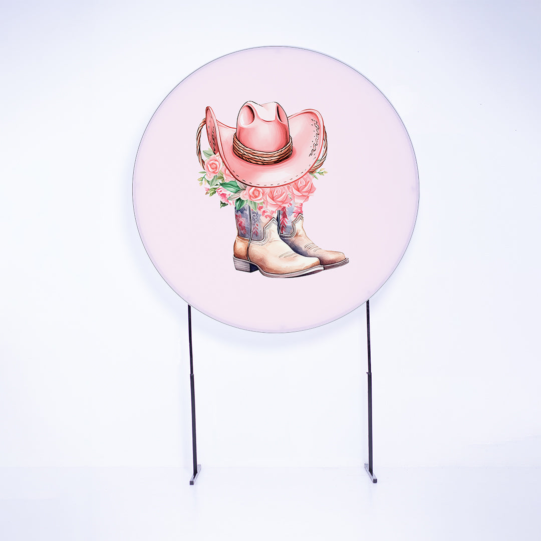 Painel Redondo Country Sublimado