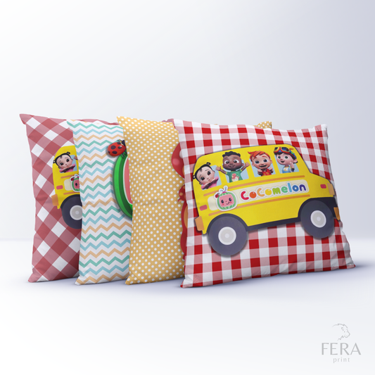 Almofada Estampada Decorativa 35X35cm - Apenas 1 unidade