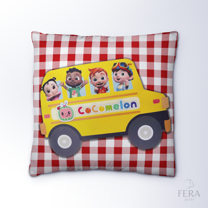 Capa de Almofada Estampada Decorativa 35X35cm - Apenas 1 unidade