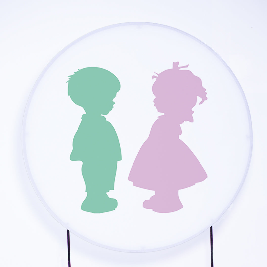 Painel Redondo Chá Revelação Sublimado