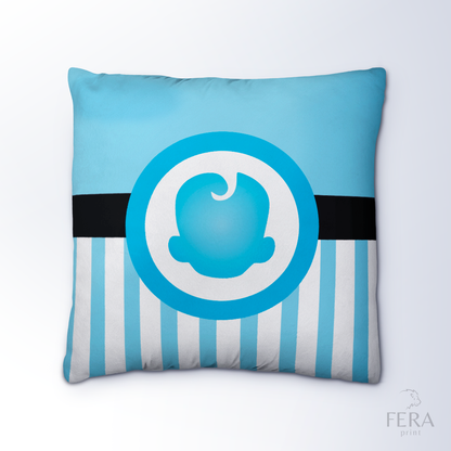 Capa de Almofada Estampada Decorativa 35X35cm - Apenas 1 unidade
