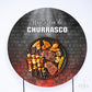 Painel Redondo Churrasco Sublimado
