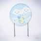 Kit Capa Cilindros + Capa Painel Chuva de Amor Nuvens Sublimado