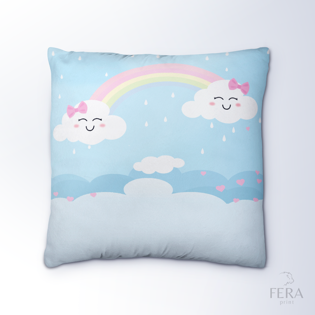 Capa de Almofada Estampada Decorativa 35X35cm - Apenas 1 unidade