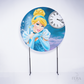 Kit Capa Cilindros + Capa Painel Princesa do Sapatinho de Cristal Sublimado