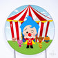 Painel Redondo Circo Palhaço Sublimado