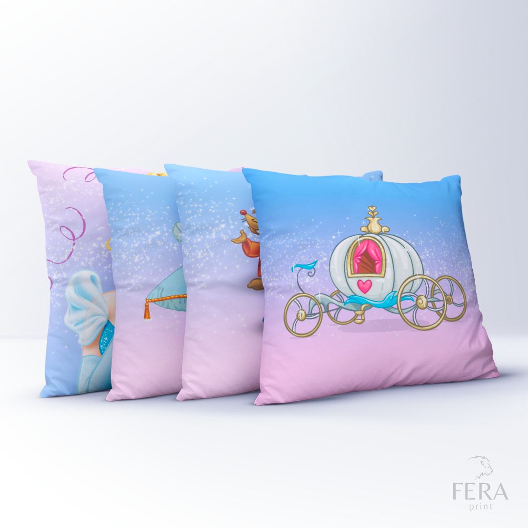 Capa de Almofada Estampada Decorativa 35X35cm - Apenas 1 unidade