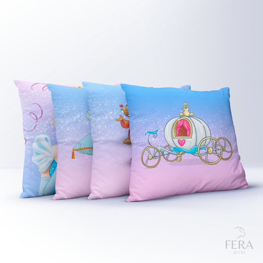 Capa de Almofada Estampada Decorativa 35X35cm - Apenas 1 unidade