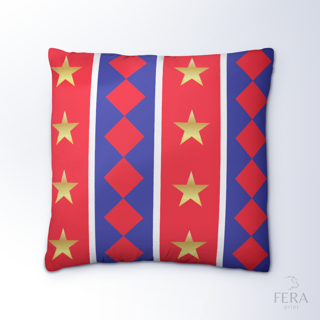 Capa de Almofada Estampada Decorativa 35X35cm - Apenas 1 unidade