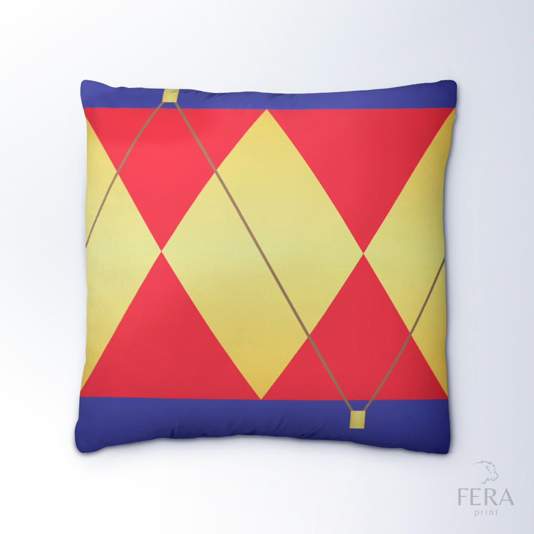 Capa de Almofada Estampada Decorativa 35X35cm - Apenas 1 unidade
