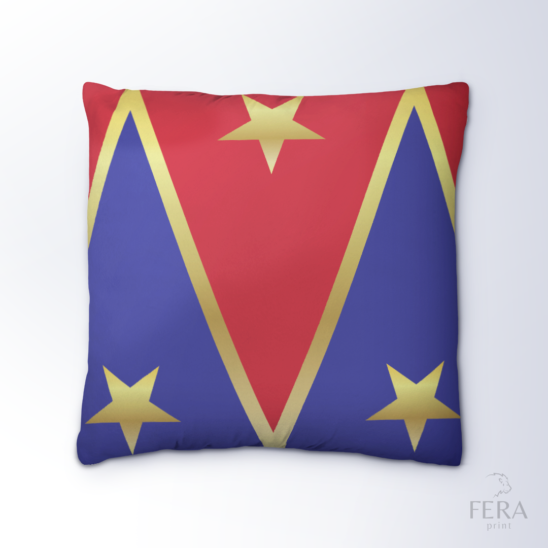 Capa de Almofada Estampada Decorativa 35X35cm - Apenas 1 unidade