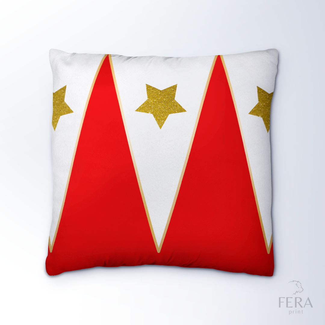 Capa de Almofada Estampada Decorativa 35X35cm - Apenas 1 unidade
