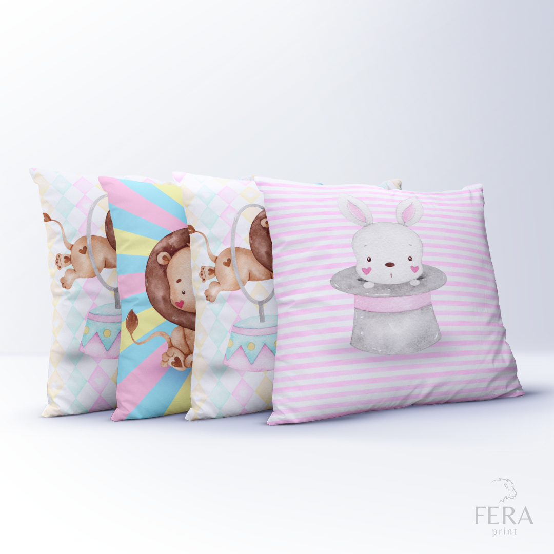 Almofada Estampada Decorativa 35X35cm - Apenas 1 unidade