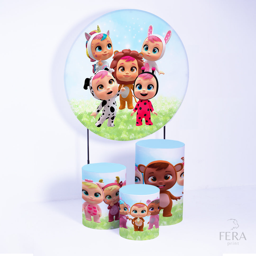 Kit Capa Cilindros + Capa Painel Baby Sublimado