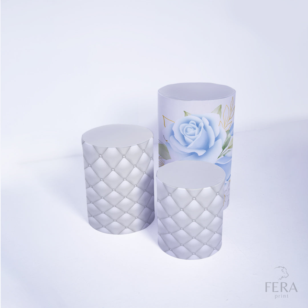 Kit Capa Cilindros + Capa Painel Bodas de Diamante Sublimado