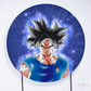 Painel Redondo Dragon Z Azul Sublimado