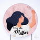 Painel Redondo Dia da Mulher Sublimado