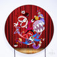 Painel Redondo Circo Virtual Sublimado