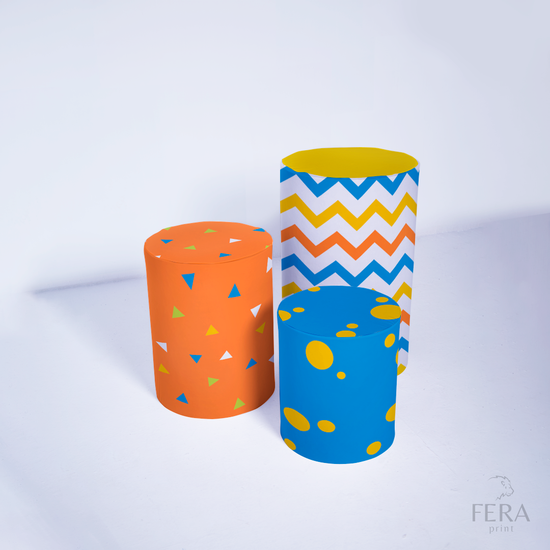 Kit Capa Cilindros + Capa Painel Dino Baby Roar Sublimado