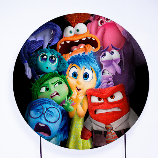 Painel Redondo Filme Emoções Sublimado