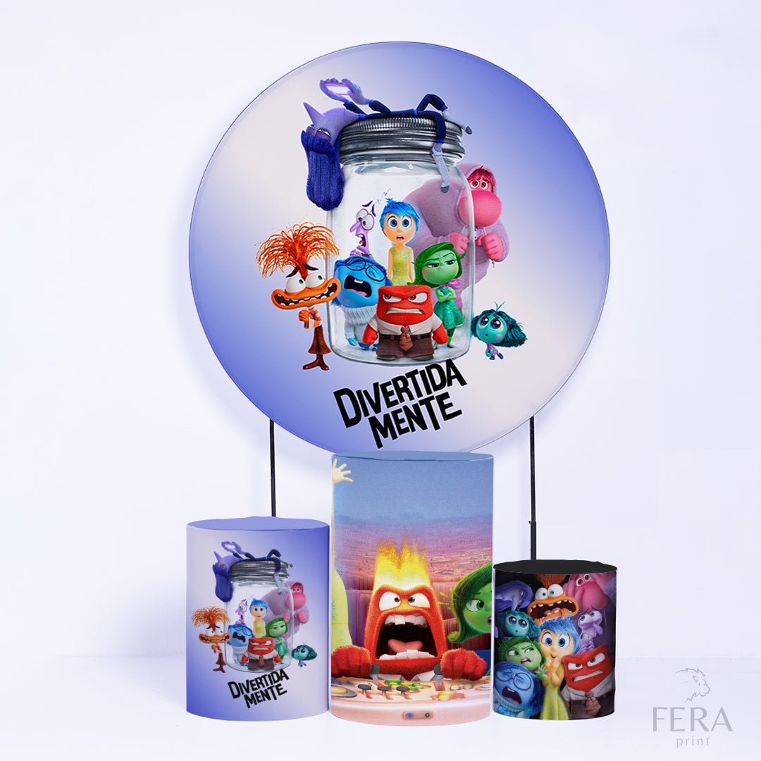 Kit Capa Cilindros + Capa Painel Filme Emoções Sublimado