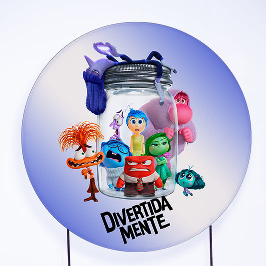 Painel Redondo Filme Emoções Sublimado