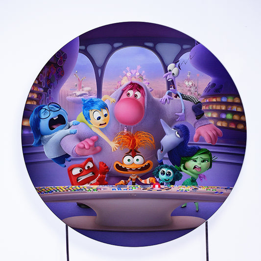 Painel Redondo Filme Emoções Sublimado
