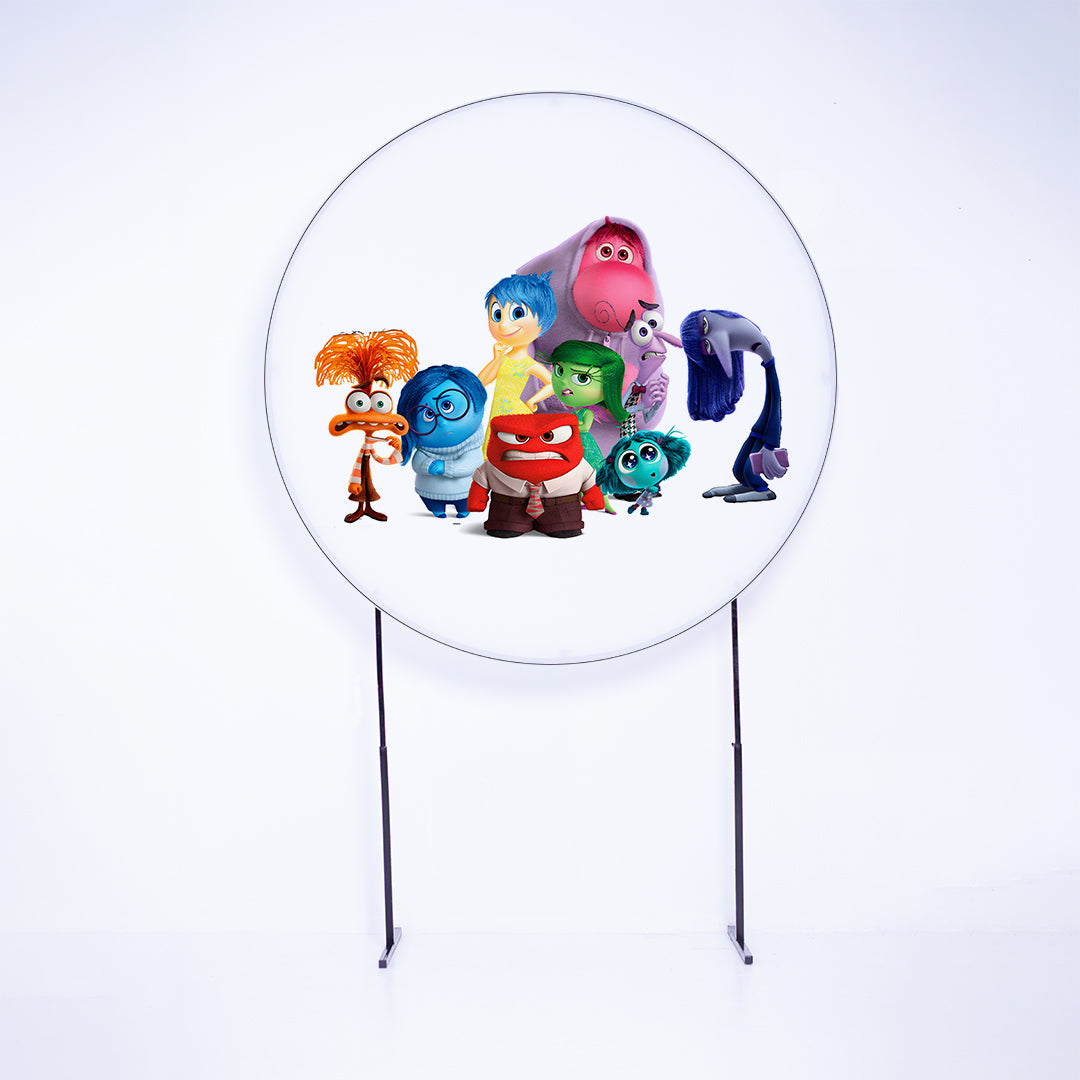 Painel Redondo Filme Emoções Sublimado