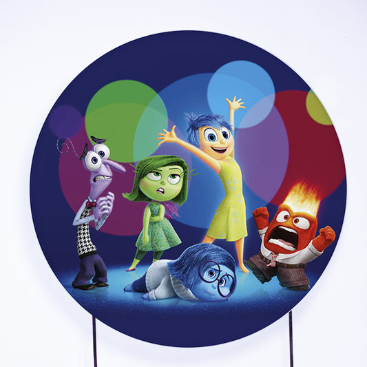 Painel Redondo Filme Emoções Sublimado