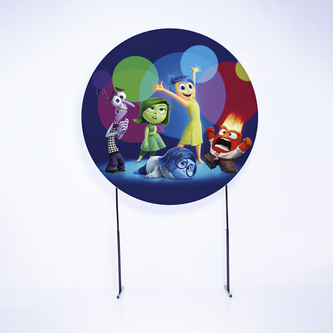 Painel Redondo Filme Emoções Sublimado