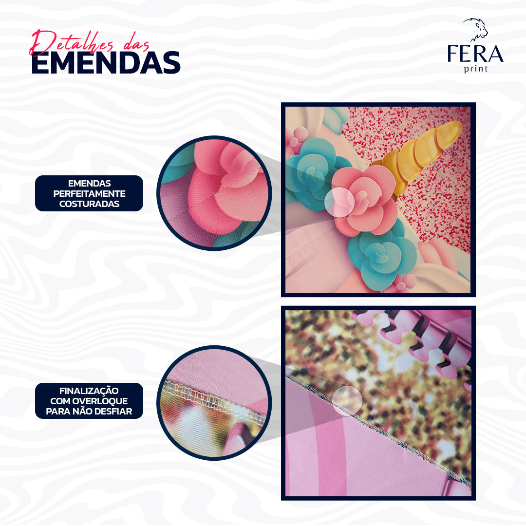 Painel Sublimado Retangular Personalizado