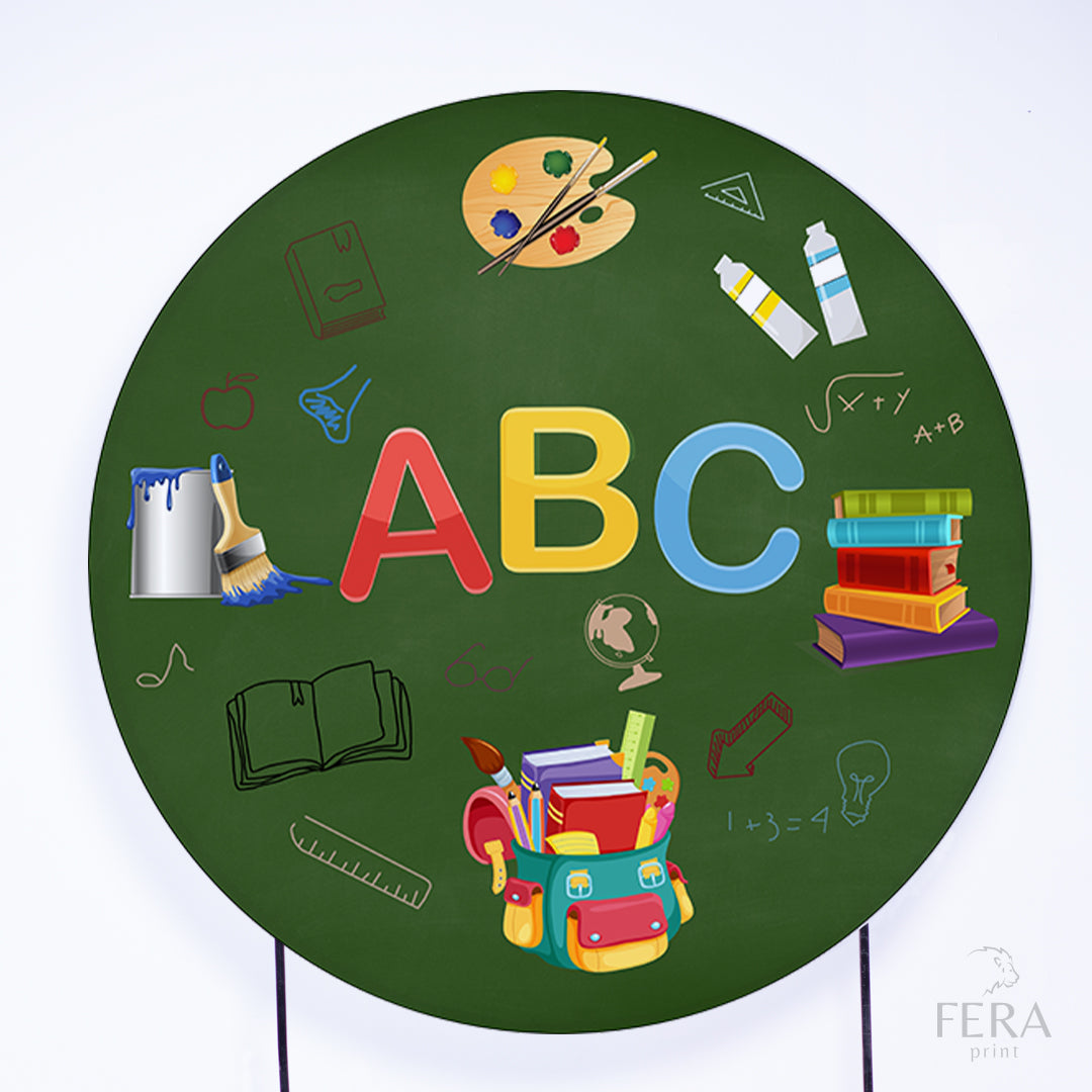 Kit Capa Cilindros + Capa Painel Alfabeto ABC Sublimado