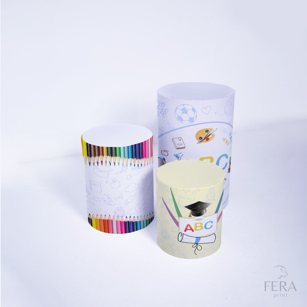 Kit Capa Cilindros + Capa Painel Alfabeto ABC Sublimado