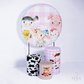 Kit Capa Cilindros + Capa Painel Fazendinha Rosa Sublimado