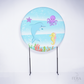 Kit Capa Cilindros + Capa Painel Fundo do Mar Golfinho Sublimado
